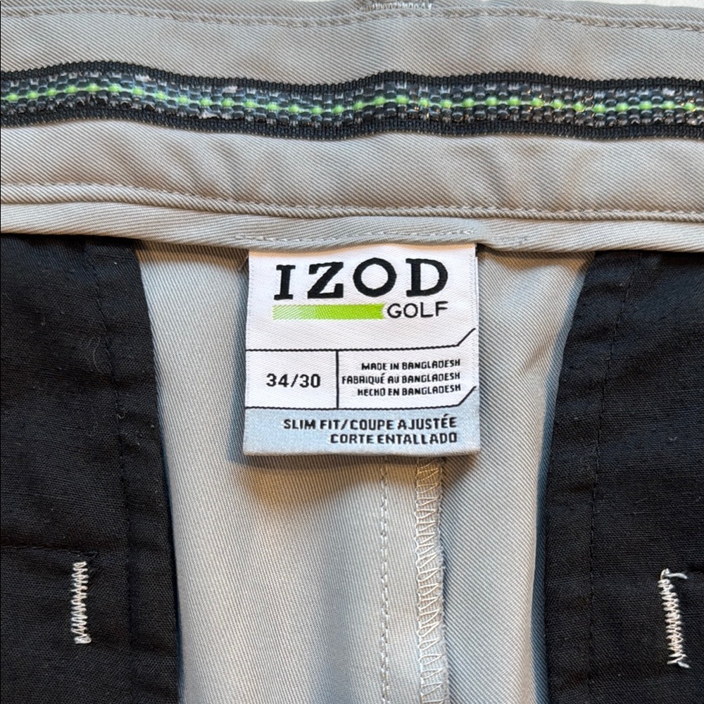 Izod Golf Chinos - Black